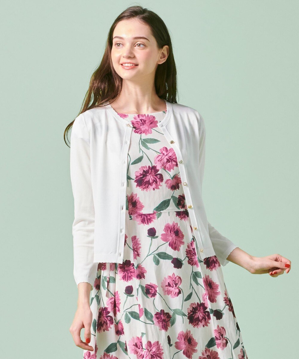 【オンワード】 TOCCA>トップス 【機能性&洗える!】MANINA カーディガン ライトグリーン XS レディース 【送料無料】