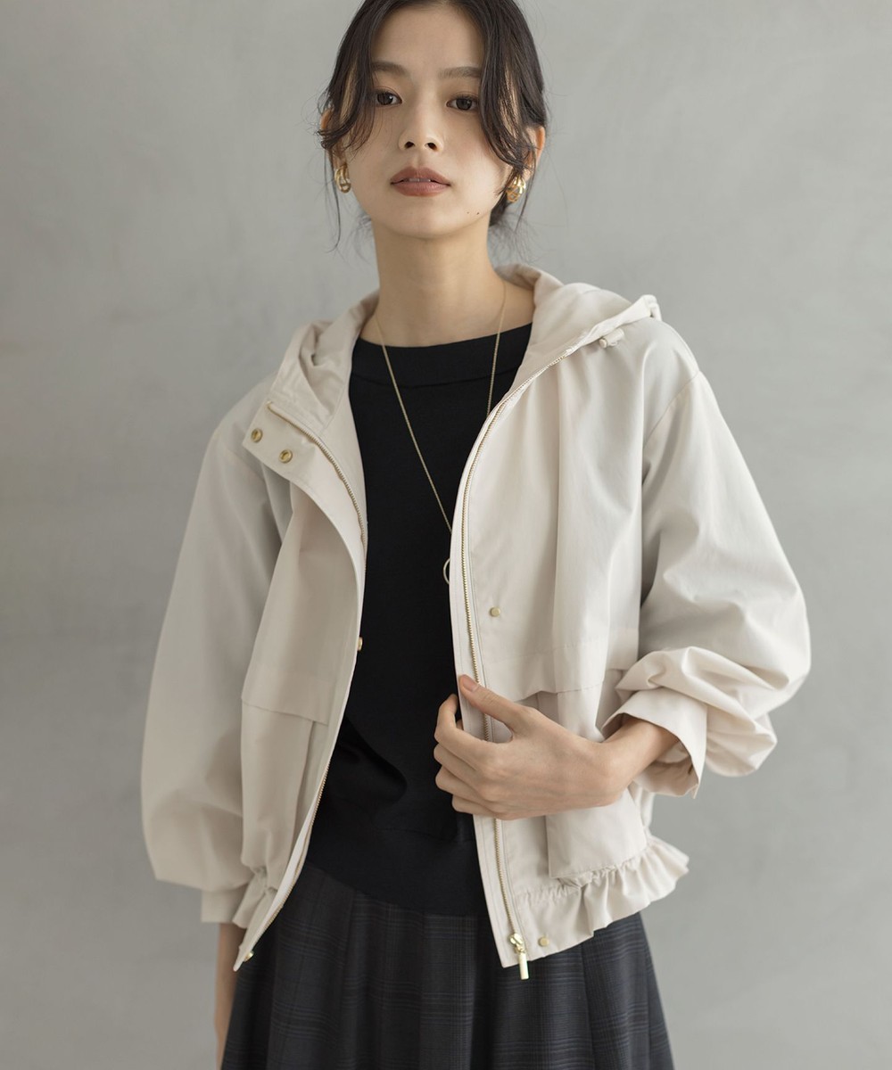 【オンワード】 組曲>ジャケット/アウター タイプライター マウンテンパーカー ベージュ 3 レディース