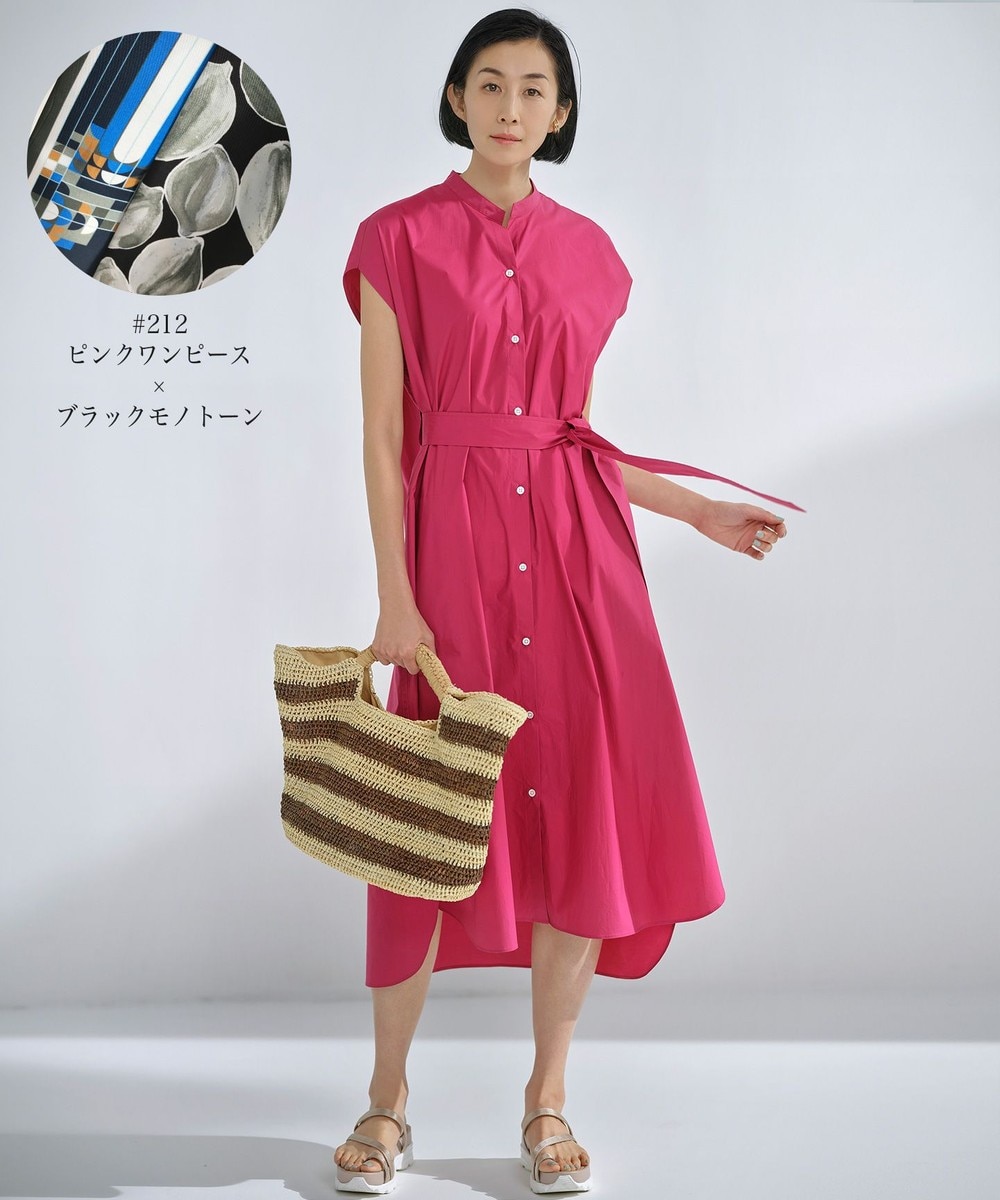 【オンワード】 自由区 L>ワンピース 【丈が選べる!】カスタマイズ シャツワンピース 116cm ホワイト 44 レディース 【送料無料】