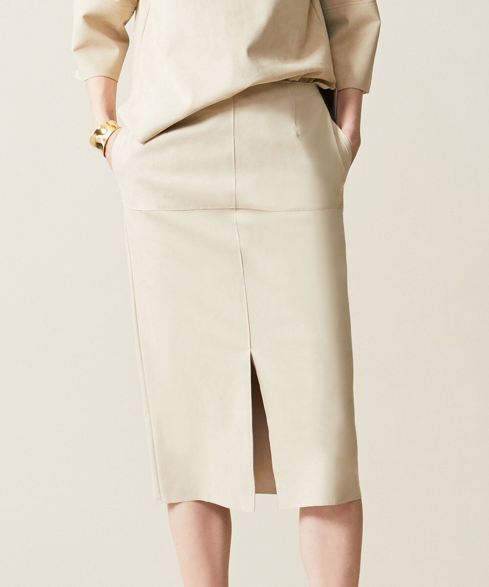 【オンワード】 BEIGE,>スカート LORRIS / スエードスカート Apple 6 レディース 【送料無料】