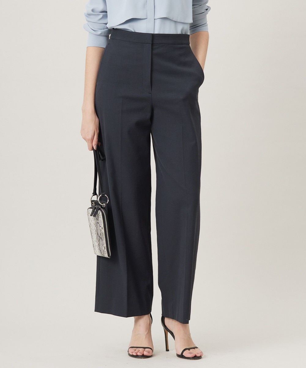 【オンワード】 ICB>パンツ 【接触冷感・UVカット・透け防止・吸水速乾・洗える】 シェルタリングドライオックス ワイドパンツ ブラック 4 レディース 【オンワード】 ICB>パンツ 【接触冷感・UVカット・透け防止・吸水速乾・洗える】 シェルタリングドライオックス ワイドパンツ ブラック 4 レディース