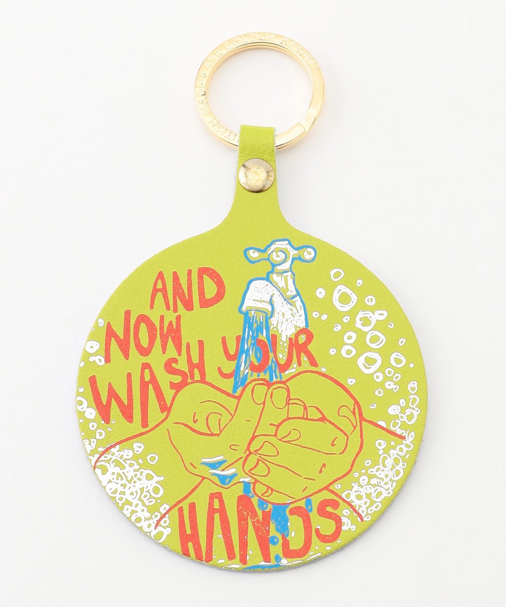 30%OFF！ONWARD CROSSET STORE>財布/小物 【ARK】AND NOW WASH YOUR HANDS キーフォブ Yellow F レディース 【送料無料】