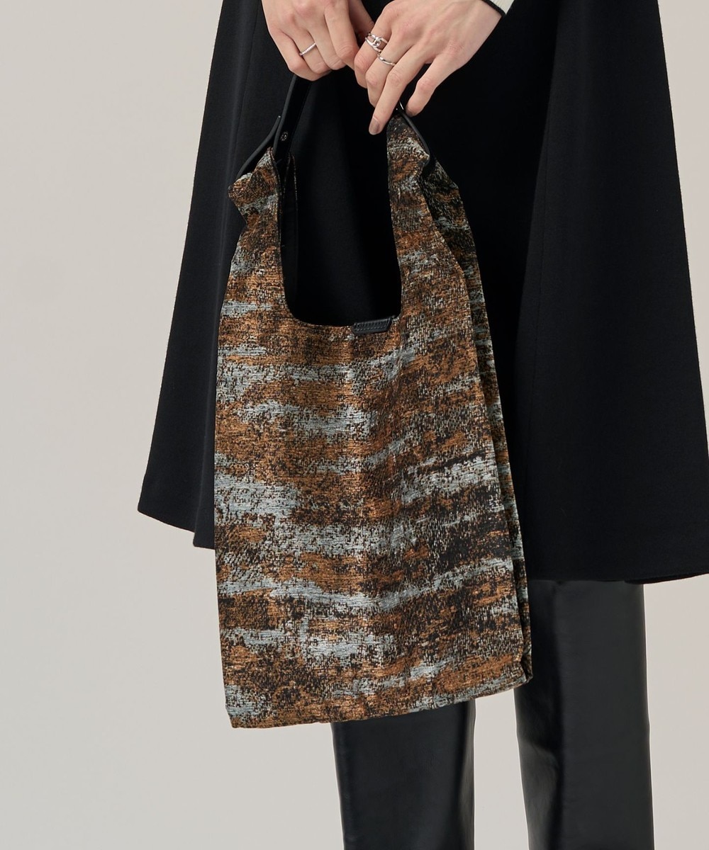 【オンワード】 ICB>バッグ 【WEB限定カラーあり】2WAYエコバッグ モザイク柄ジャガード F レディース 【オンワード】 ICB>バッグ 【WEB限定カラーあり】2WAYエコバッグ モザイク柄ジャガード F レディース