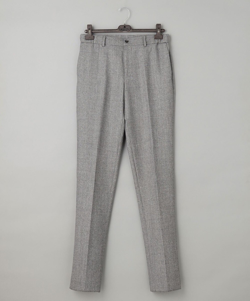 【オンワード】 GOTAIRIKU>パンツ 【AIRY MOVE / セットアップ対応】ウールシルクネップ セットアップパンツ ライトグレー BL メンズ 【送料無料】