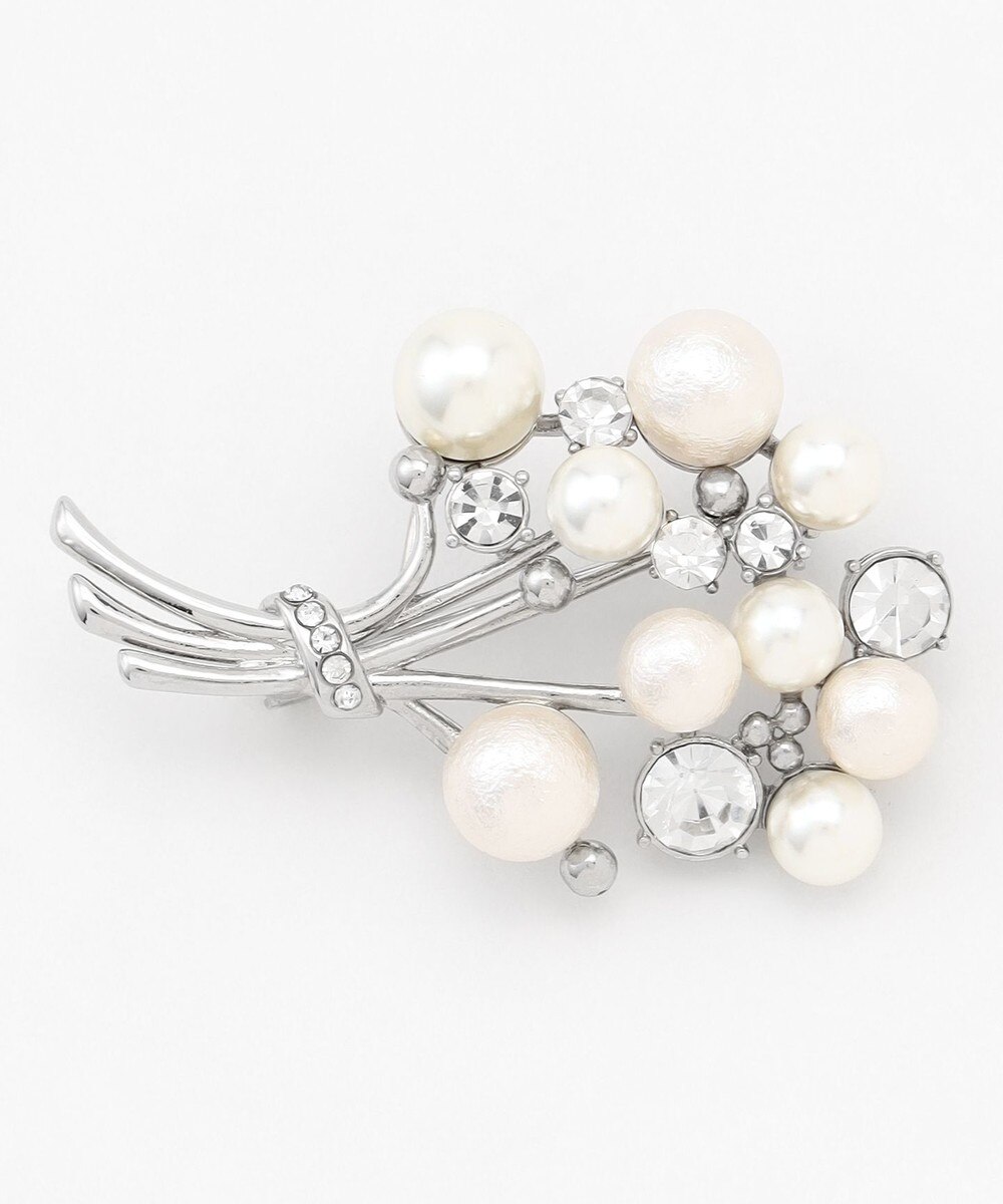 【オンワード】 J.PRESS LADIES>アクセサリー Bouquet ブローチ シルバー F レディース