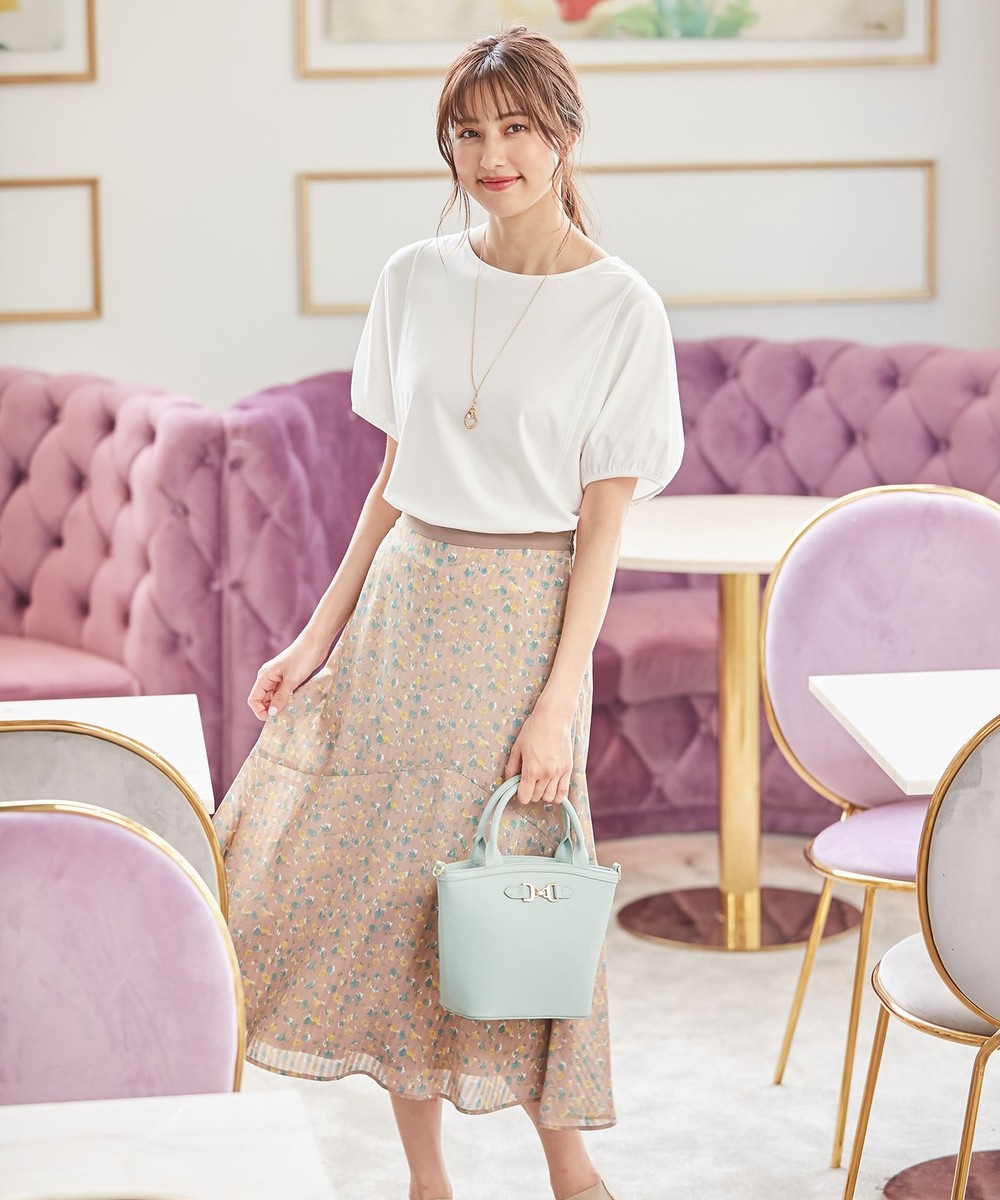 【オンワード】 any SiS S>スカート 【洗える】アシメフレア スカート ネイビー 0 レディース 【送料無料】