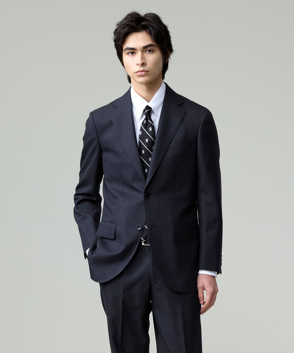 【オンワード】 J.PRESS MEN>スーツ/ネクタイ 【WEB・一部店舗限定】プレーン スーツ グレー AB5 メンズ 【オンワード】 J.PRESS MEN>スーツ/ネクタイ 【WEB・一部店舗限定】プレーン スーツ グレー AB5 メンズ