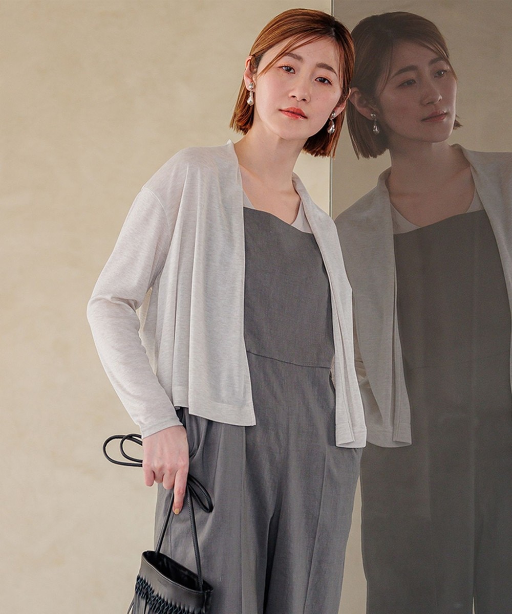 【オンワード】 23区 L(大きいサイズ)>トップス 【一部店舗限定/洗える】マルチ機能 シアー クロップド カーディガン ベージュ 44 レディース 【オンワード】 23区 L(大きいサイズ)>トップス 【一部店舗限定/洗える】マルチ機能 シアー クロップド カーディガン ベージュ 44 レディース