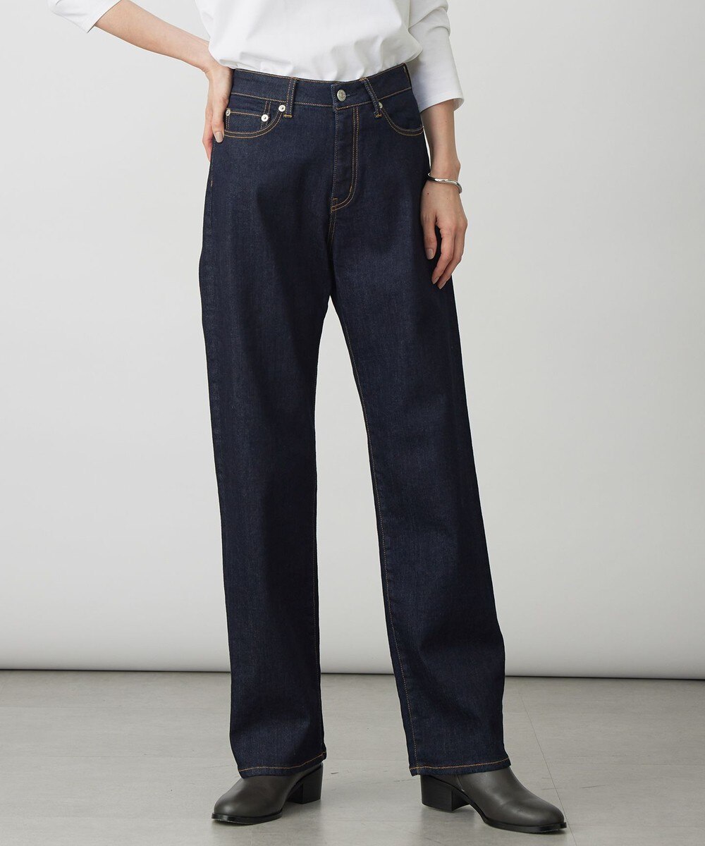 【オンワード】 J.PRESS LADIES>パンツ 【洗える】BASIC STRETCH DENIM ボーイフィット デニム インディゴ 13 レディース 【オンワード】 J.PRESS LADIES>パンツ 【洗える】BASIC STRETCH DENIM ボーイフィット デニム インディゴ 13 レディース