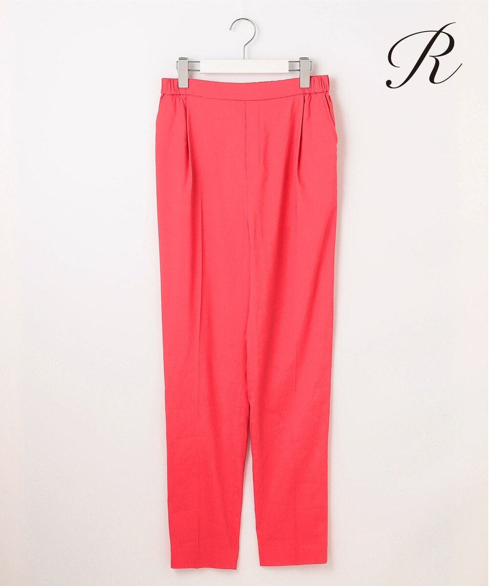 【オンワード】 23区 L（大きいサイズ）>パンツ 【R(アール)】NALYA リネンストレッチ パンツ グァバピンク 46 レディース