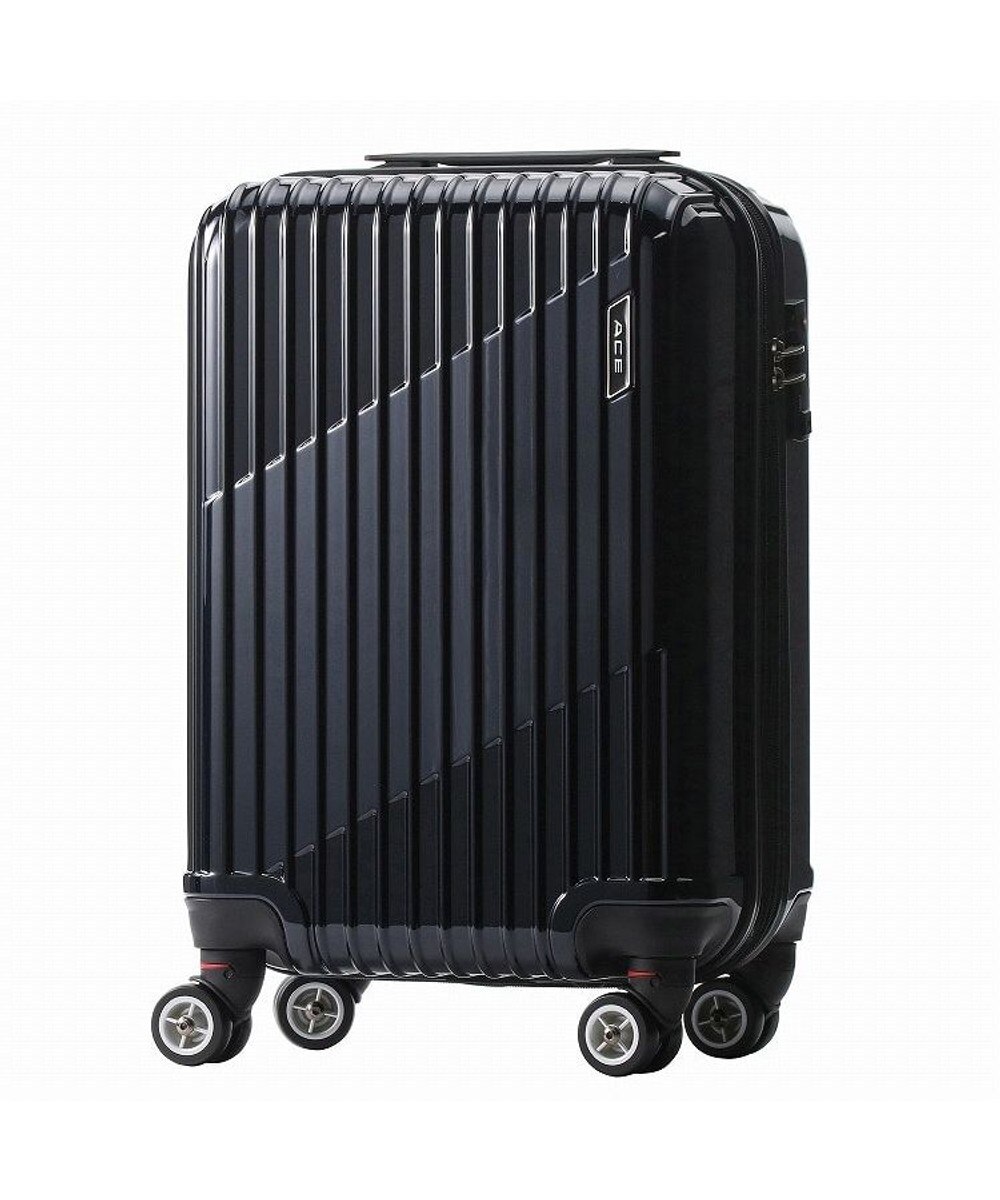 ACE BAGS & LUGGAGE>バッグ ACE クレスタ スーツケース エキスパンド機能 2~3泊 機内持ち込み 06316 エース ブラック F レディース 【送料無料】
