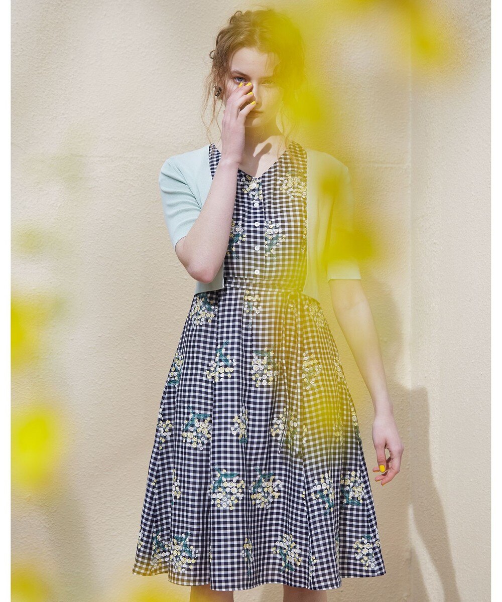 【オンワード】 TOCCA>ワンピース 【洗える!】MUGET ドレス サックスブルー 0 レディース 【送料無料】