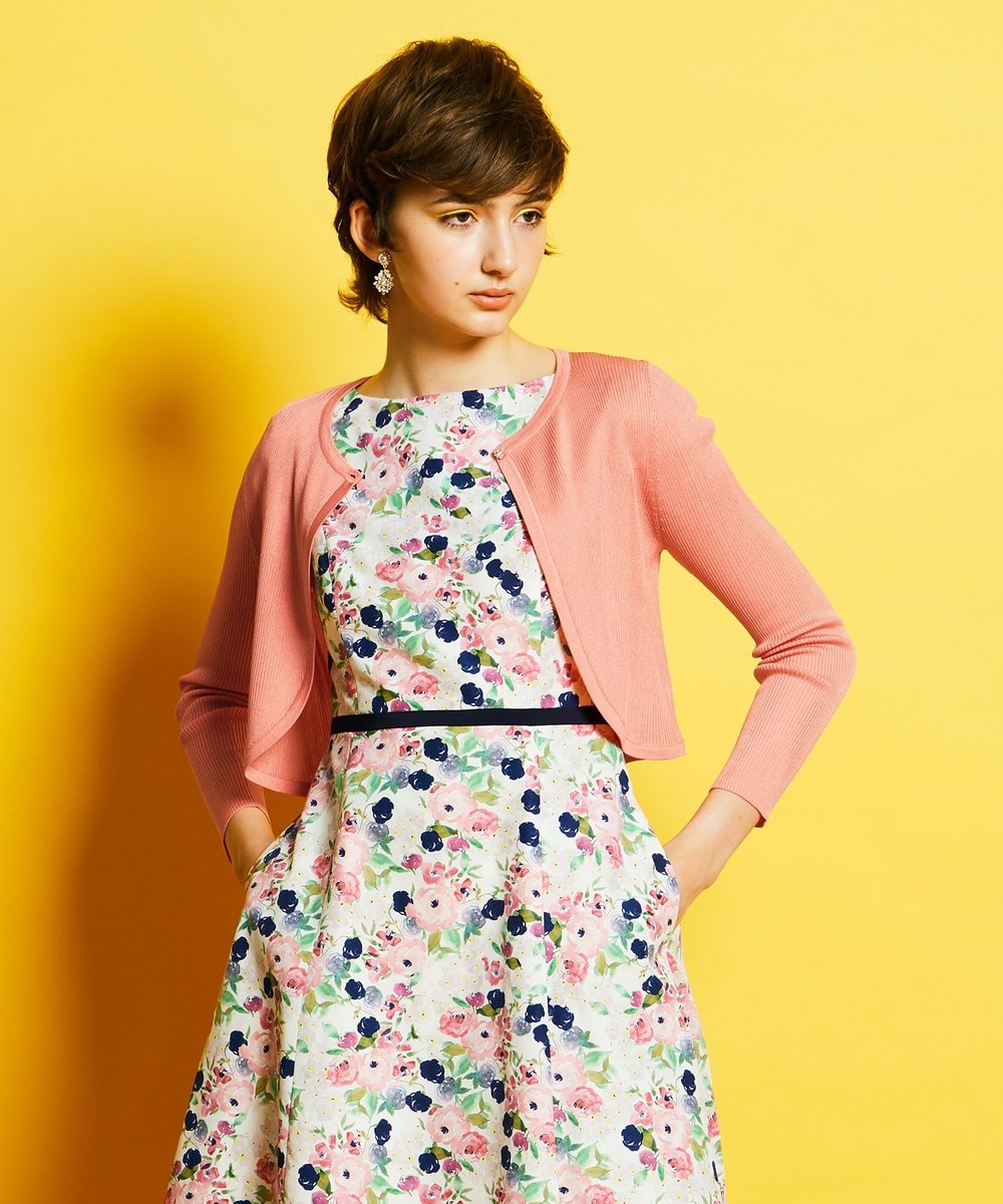 【オンワード】 TOCCA>トップス 【洗える!】AJISAI BOLERO ボレロ ネイビー XS レディース 【送料無料】