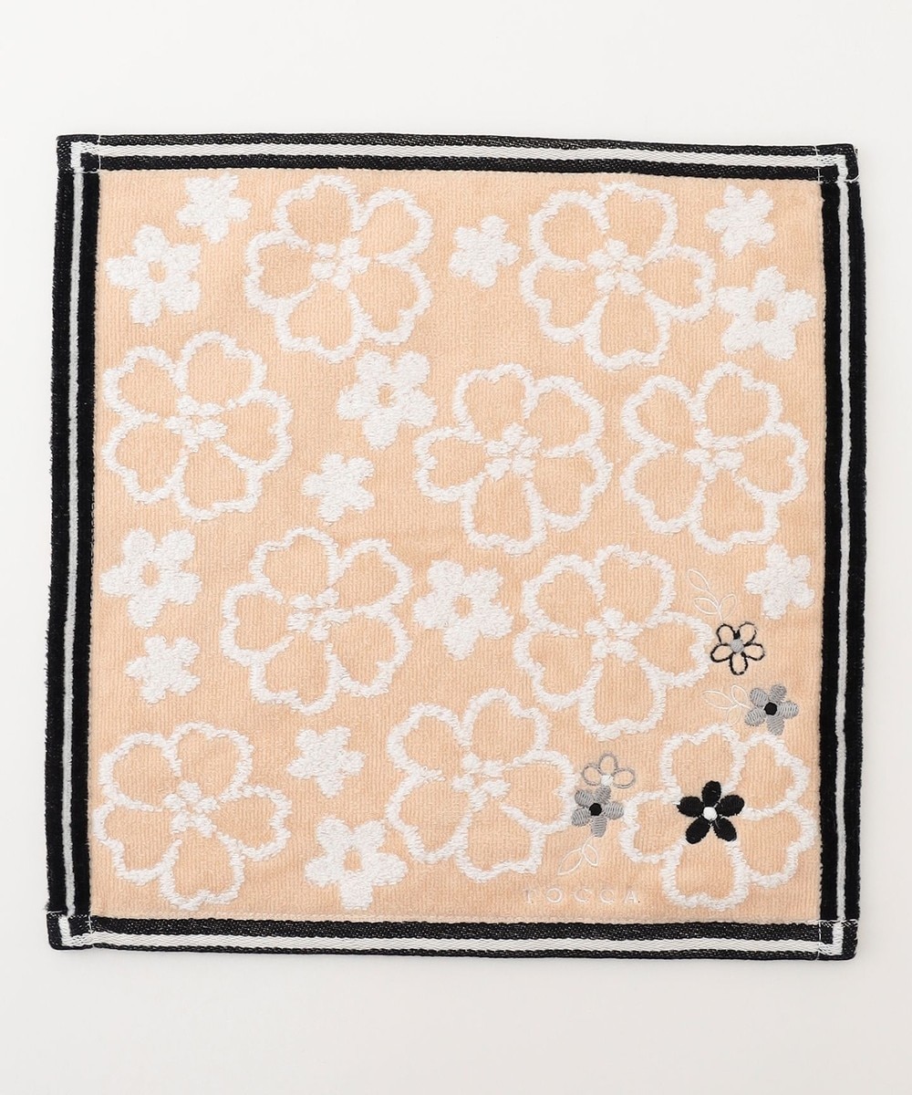 【オンワード】 TOCCA>財布/小物 FLOATING FLOWER TOWELCHIEF タオルハンカチ ベージュ F レディース