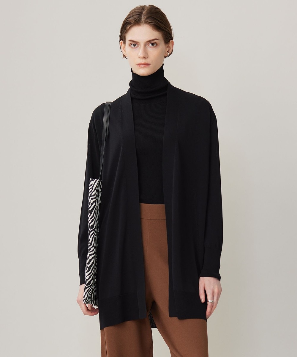 【オンワード】 ICB>トップス 【洗える】 ウールアセテートハイゲージ カーディガン ブラック XS レディース 【オンワード】 ICB>トップス 【洗える】 ウールアセテートハイゲージ カーディガン ブラック XS レディース