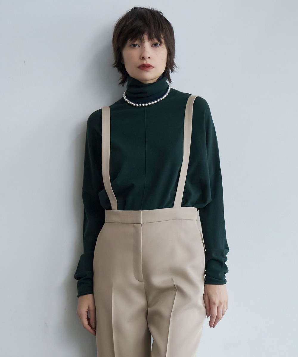 【オンワード】 ICB>トップス 【洗える】 ヴィスコースワイド タートルネックプルオーバー ミッドグリーン S レディース 【オンワード】 ICB>トップス 【洗える】 ヴィスコースワイド タートルネックプルオーバー ミッドグリーン S レディース