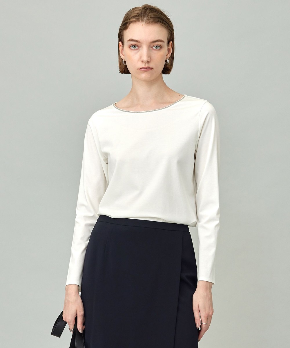 【オンワード】 ICB>トップス 【洗える】 コンパクトモクロディ プルオーバー オフホワイト XS レディース 【オンワード】 ICB>トップス 【洗える】 コンパクトモクロディ プルオーバー オフホワイト XS レディース