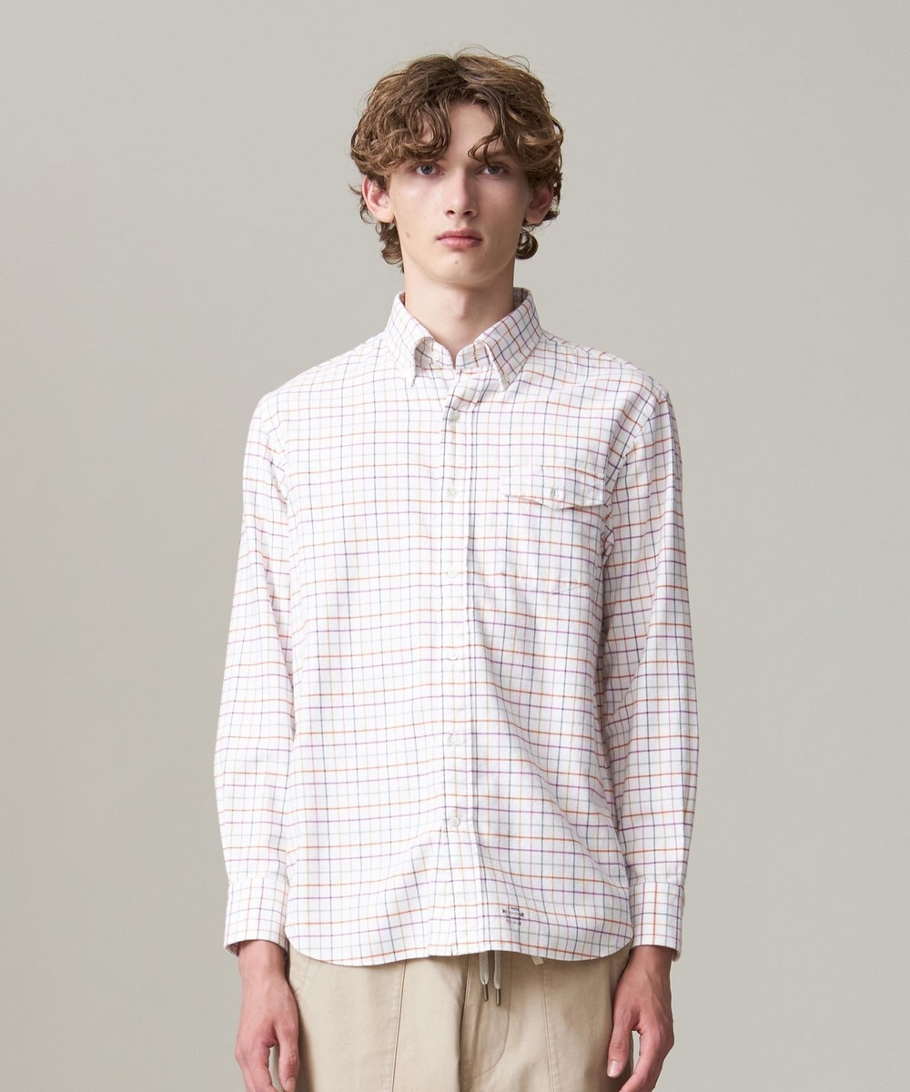 【オンワード】 J.PRESS MEN>トップス ストレッチ コットンネルシャツ ホワイト XL メンズ 【オンワード】 J.PRESS MEN>トップス ストレッチ コットンネルシャツ ホワイト XL メンズ