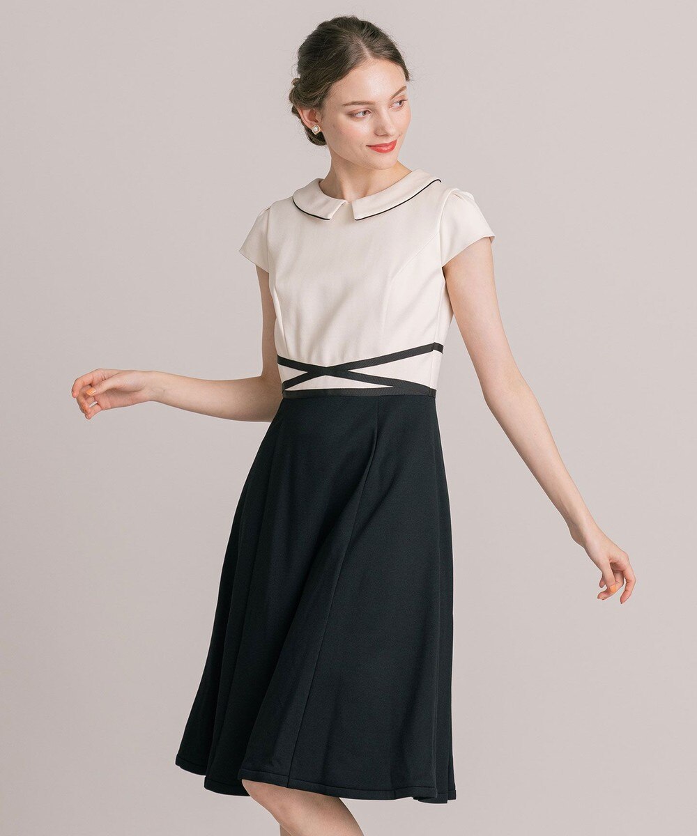 【オンワード】 TOCCA>ワンピース 【再入荷&洗える!】LUMINOUS ドレス ネイビー 2 レディース 【送料無料】