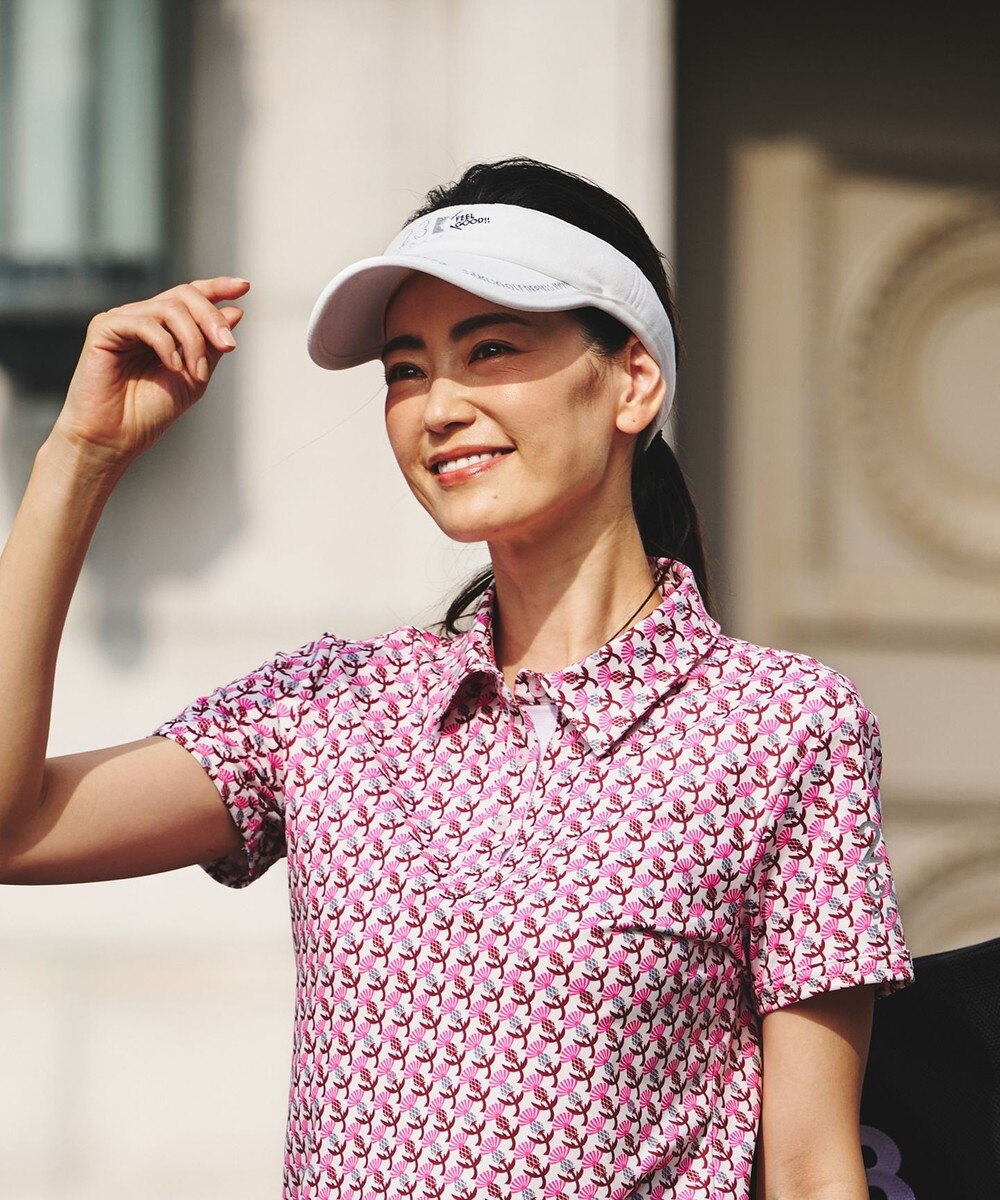 【オンワード】 23区GOLF>雑貨/ホビー/スポーツ 【UNISEX】バイカラーバイザー ホワイト F レディース