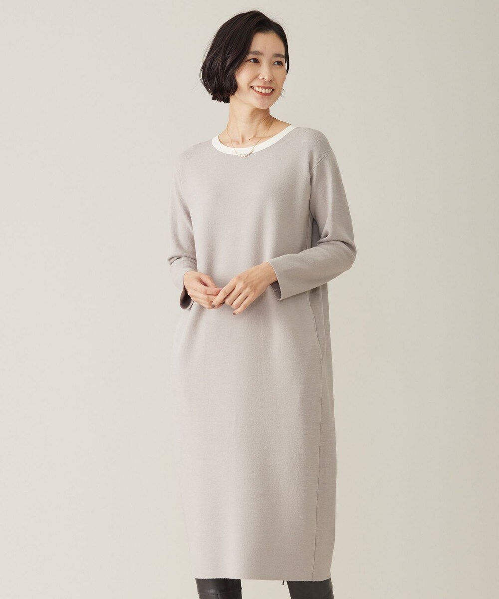 【オンワード】 J.PRESS LADIES>ワンピース 【WEB限定カラーあり・洗える】TRIM RAYON STRETCH ニット ワンピース ベージュ 11 レディース 【オンワード】 J.PRESS LADIES>ワンピース 【WEB限定カラーあり・洗える】TRIM RAYON STRETCH ニット ワンピース ベージュ 11 レディース