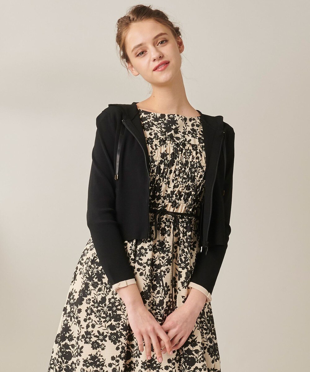 【オンワード】 TOCCA>トップス 【洗える!】CANE HOODIE ニットフーディー ピンク M レディース 【送料無料】