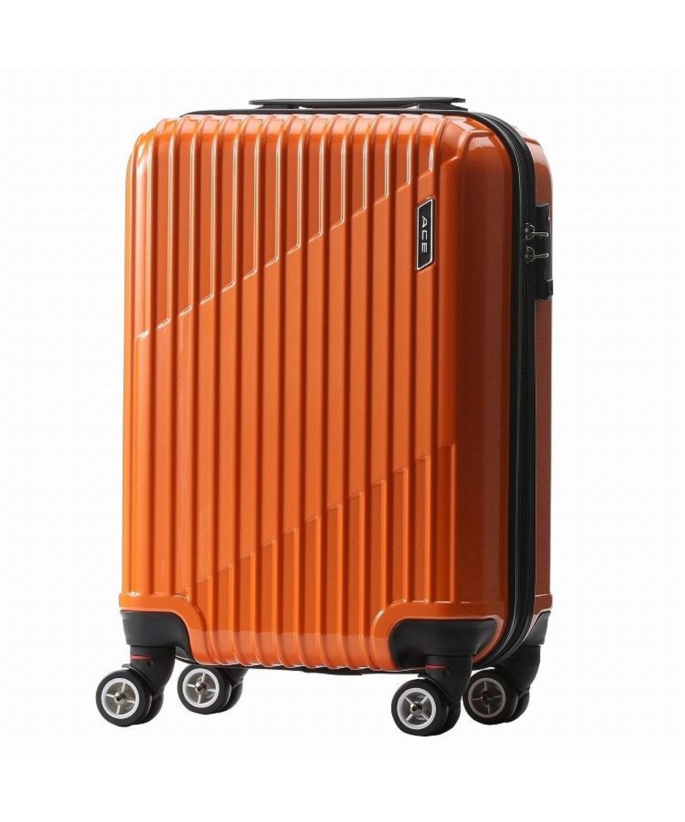 ACE BAGS & LUGGAGE>バッグ ACE クレスタ スーツケース エキスパンド機能 2~3泊 機内持ち込み 06316 エース オレンジ F レディース 【送料無料】