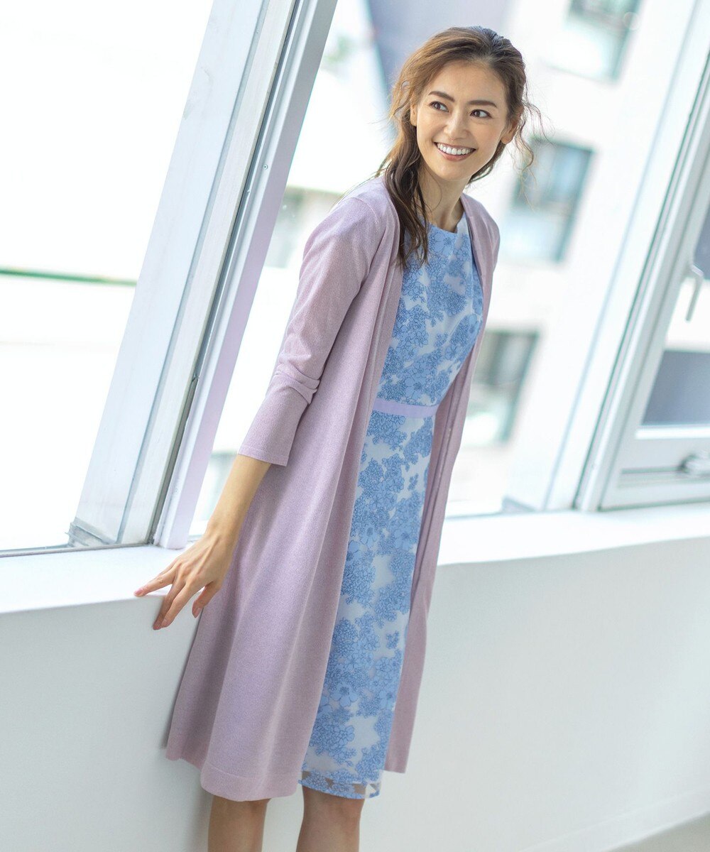 【オンワード】 TOCCA>トップス 【機能付&洗える!】STELLINA ロングカーディガン ゴールド F レディース 【送料無料】