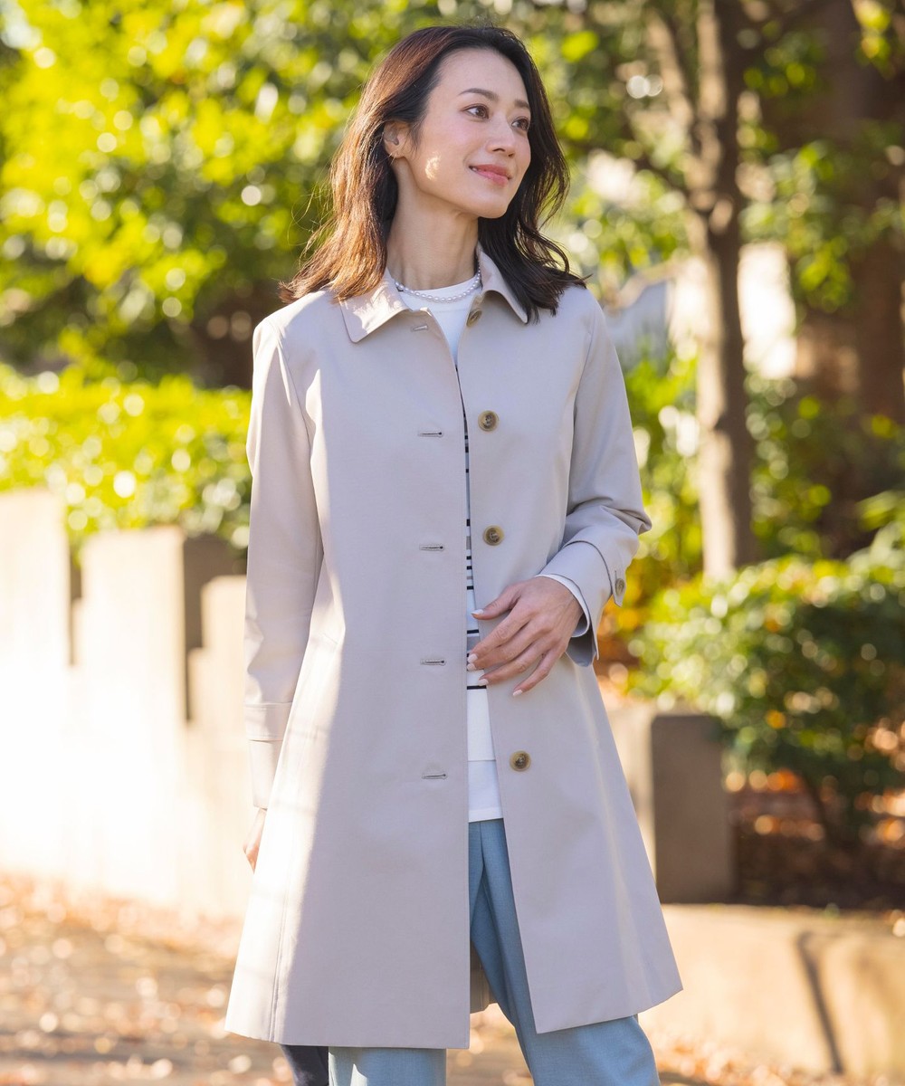 【オンワード】 J.PRESS LADIES S(小さいサイズ)>ジャケット/アウター 【WEB限定カラーあり・撥水】80/2 T/C ツイル ステンカラー ロングコート ライトグレー P5 レディース 【オンワード】 J.PRESS LADIES S(小さいサイズ)>ジャケット/アウター 【WEB限定カラーあり・撥水】80/2 T/C ツイル ステンカラー ロングコート ライトグレー P5 レディース