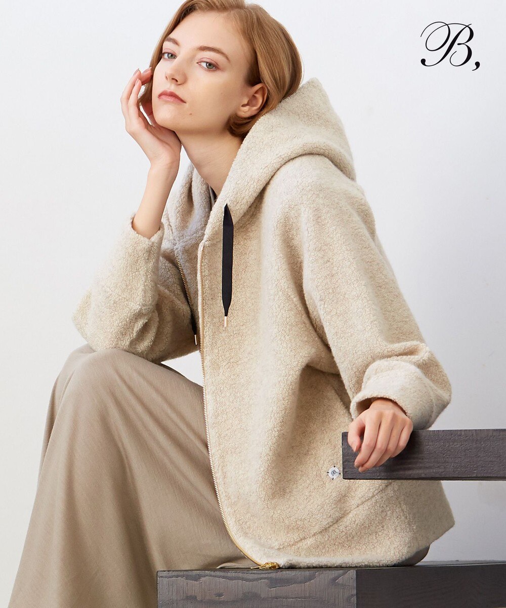 【オンワード】 BEIGE,>トップス 【B,】EVIE / パーカー Stone M レディース 【送料無料】