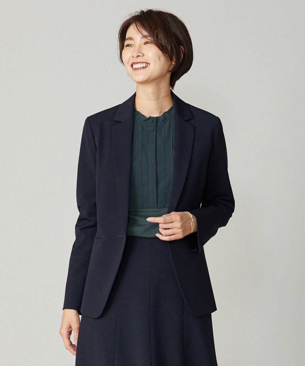 【オンワード】 J.PRESS LADIES>ジャケット/アウター 【洗える】アルガンシルク テーラード ジャケット ネイビー 9 レディース 【オンワード】 J.PRESS LADIES>ジャケット/アウター 【洗える】アルガンシルク テーラード ジャケット ネイビー 9 レディース