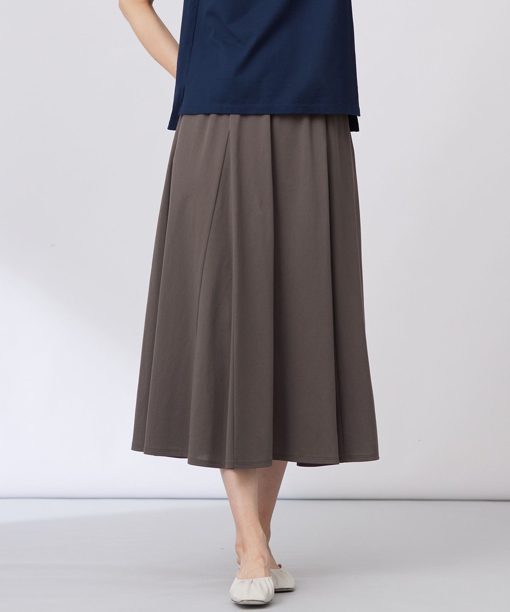 【オンワード】 J.PRESS LADIES S(小さいサイズ)>スカート 【洗える】トリコットバイオ フレア スカート ブラウン P5 レディース 【オンワード】 J.PRESS LADIES S(小さいサイズ)>スカート 【洗える】トリコットバイオ フレア スカート ブラウン P5 レディース