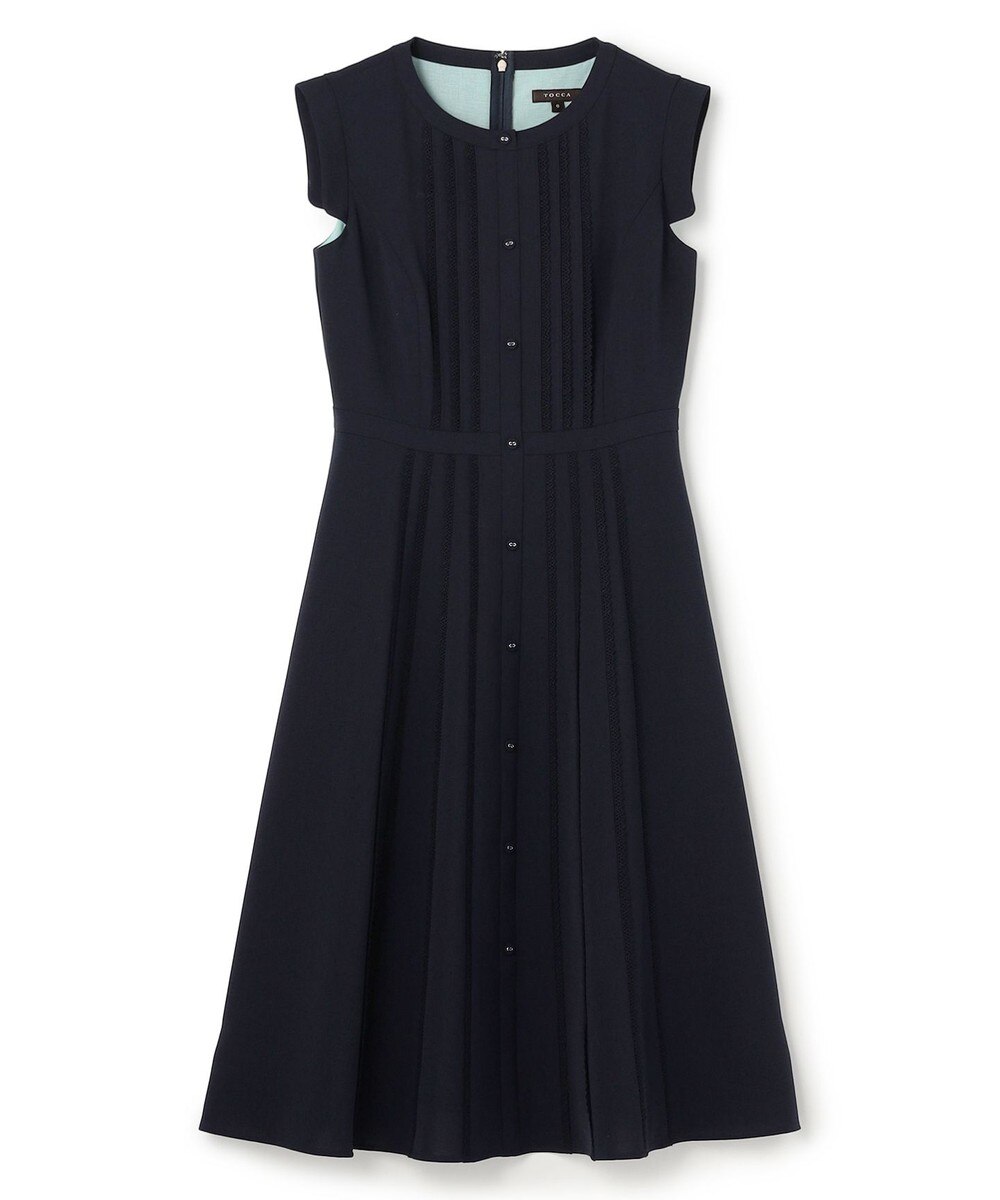 【オンワード】 TOCCA>ワンピース 【00サイズあり・洗える・消臭・接触冷感】VEGA＆ALTAIR ドレス ネイビー 00 レディース