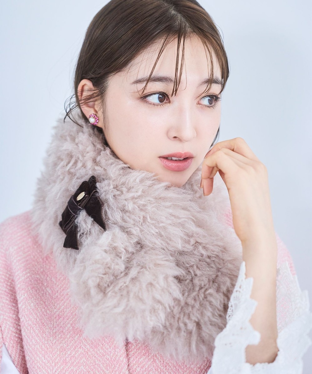 【オンワード】 TOCCA>ファッション雑貨 VELVET RIBBON FURTIPPET ティペット ベージュ F レディース 【オンワード】 TOCCA>ファッション雑貨 VELVET RIBBON FURTIPPET ティペット ベージュ F レディース