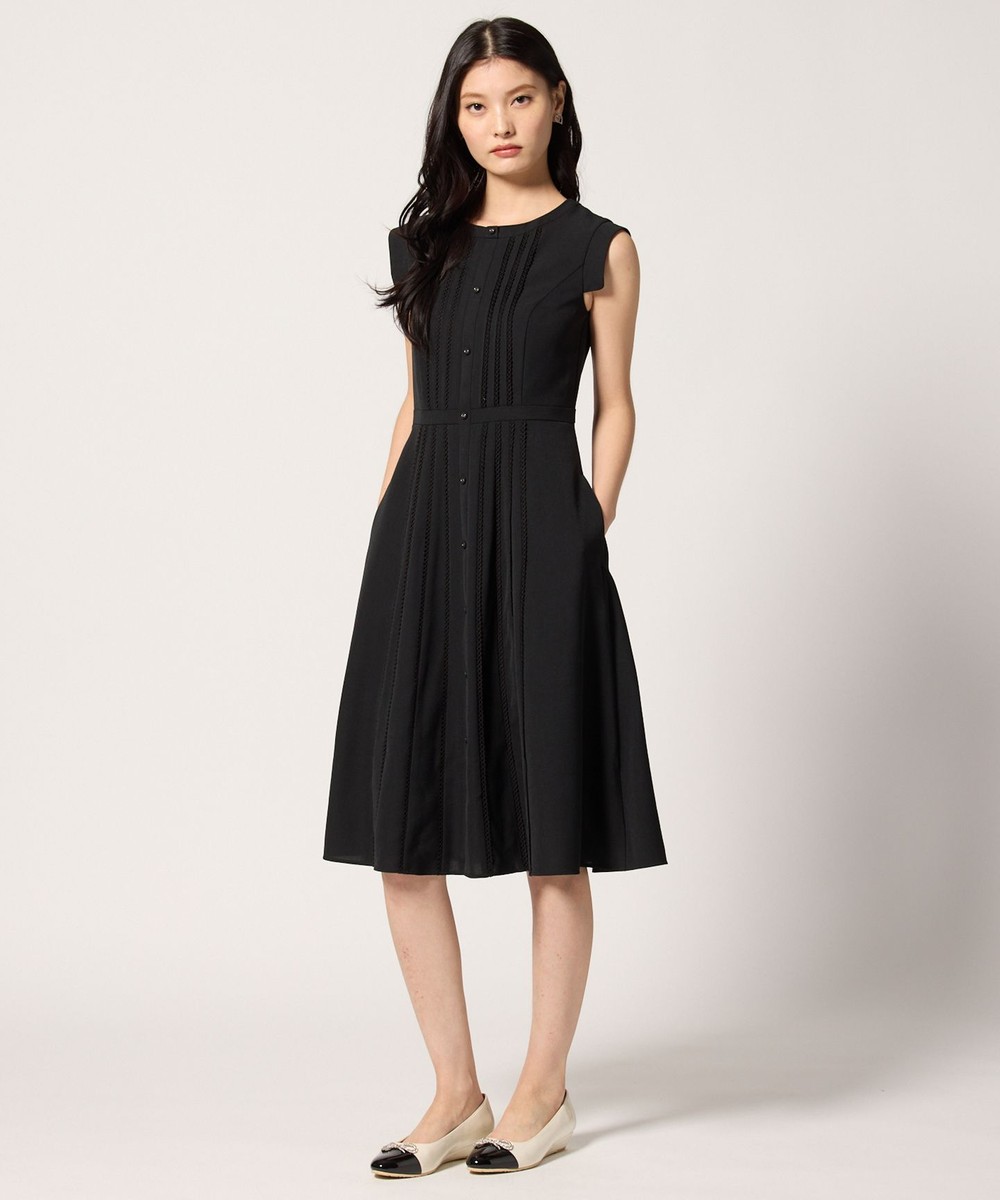 【オンワード】 TOCCA>ワンピース 【00サイズあり・洗える・消臭・接触冷感】VEGA&ALTAIR ドレス ブラック 4 レディース 【オンワード】 TOCCA>ワンピース 【00サイズあり・洗える・消臭・接触冷感】VEGA&ALTAIR ドレス ブラック 4 レディース