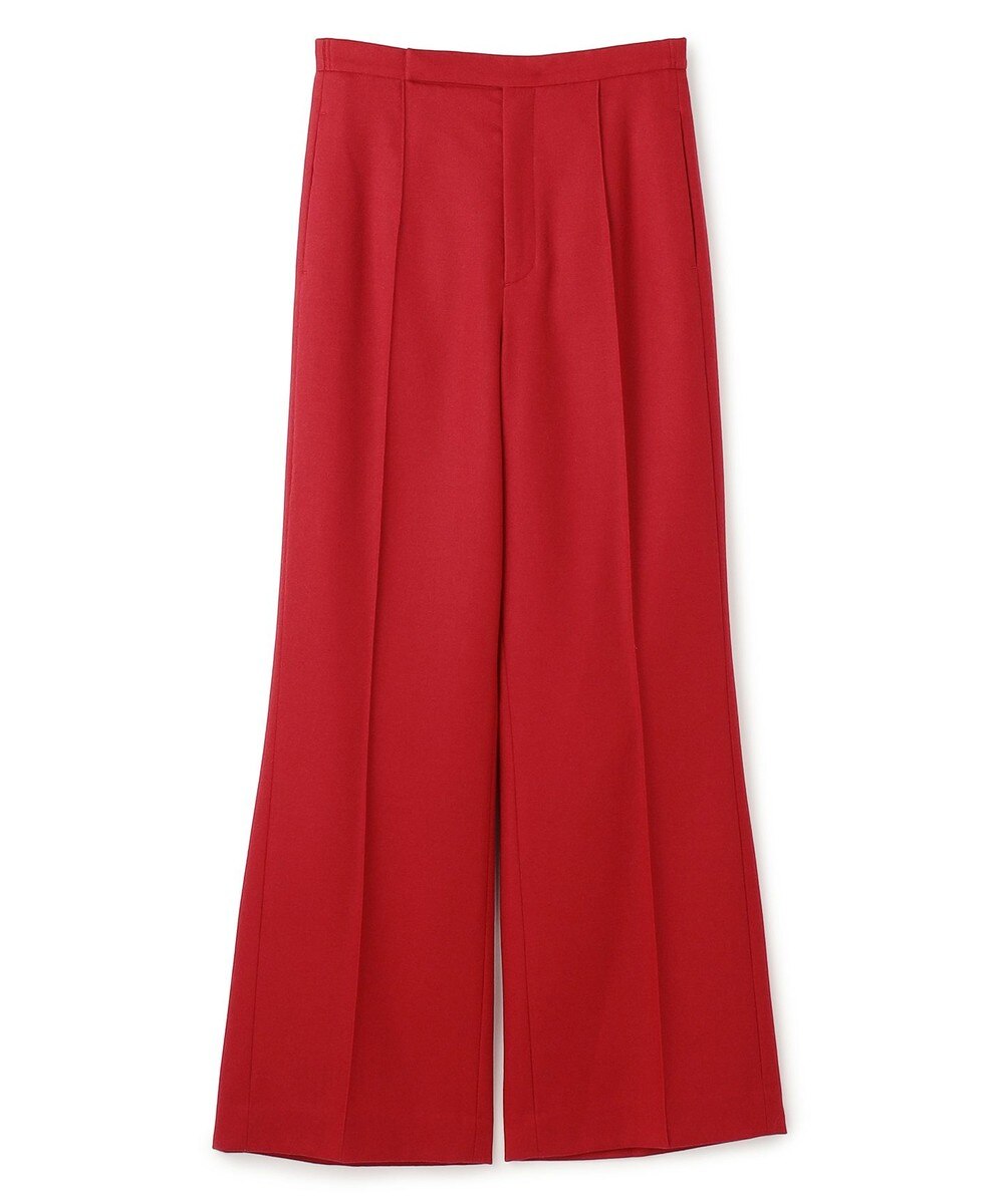 【オンワード】 uncrave>パンツ フランネル フレアパンツ レッド 1 レディース