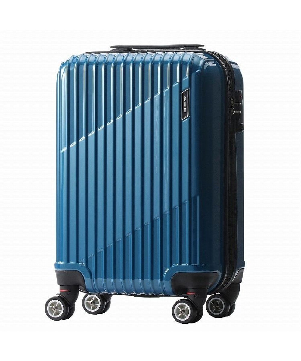 ＜オンワード＞ACE BAGS & LUGGAGE>バッグ ACE クレスタ スーツケース エキスパンド機能 2~3泊 機内持ち込み 06316 エース ブルー F レディース 【送料無料】