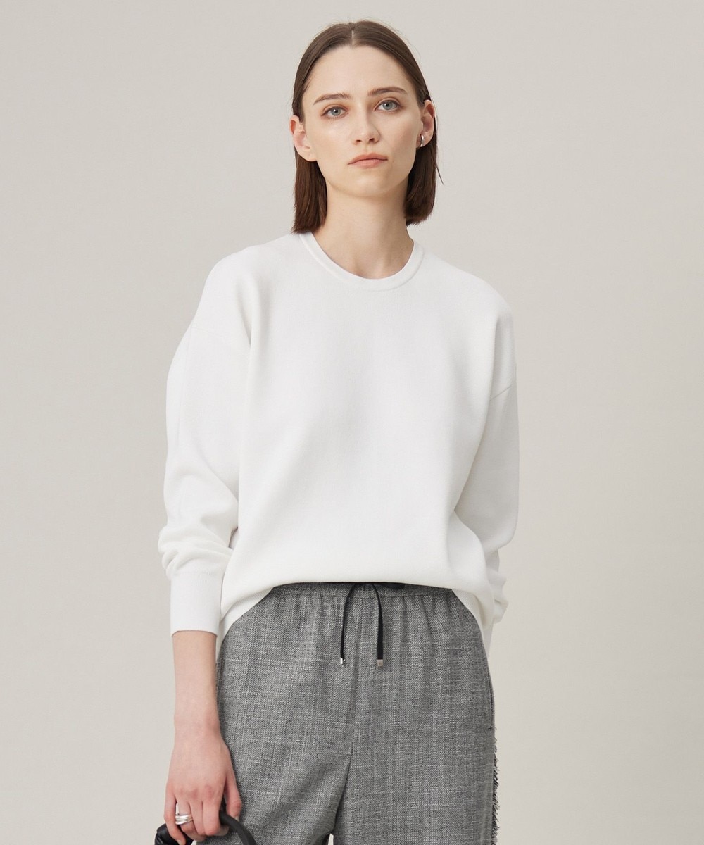 【オンワード】 ICB>トップス 【WEB限定カラーあり・洗える】コットンポリエステルスムース ニットプルオーバー オフホワイト XS レディース 【オンワード】 ICB>トップス 【WEB限定カラーあり・洗える】コットンポリエステルスムース ニットプルオーバー オフホワイト XS レディース