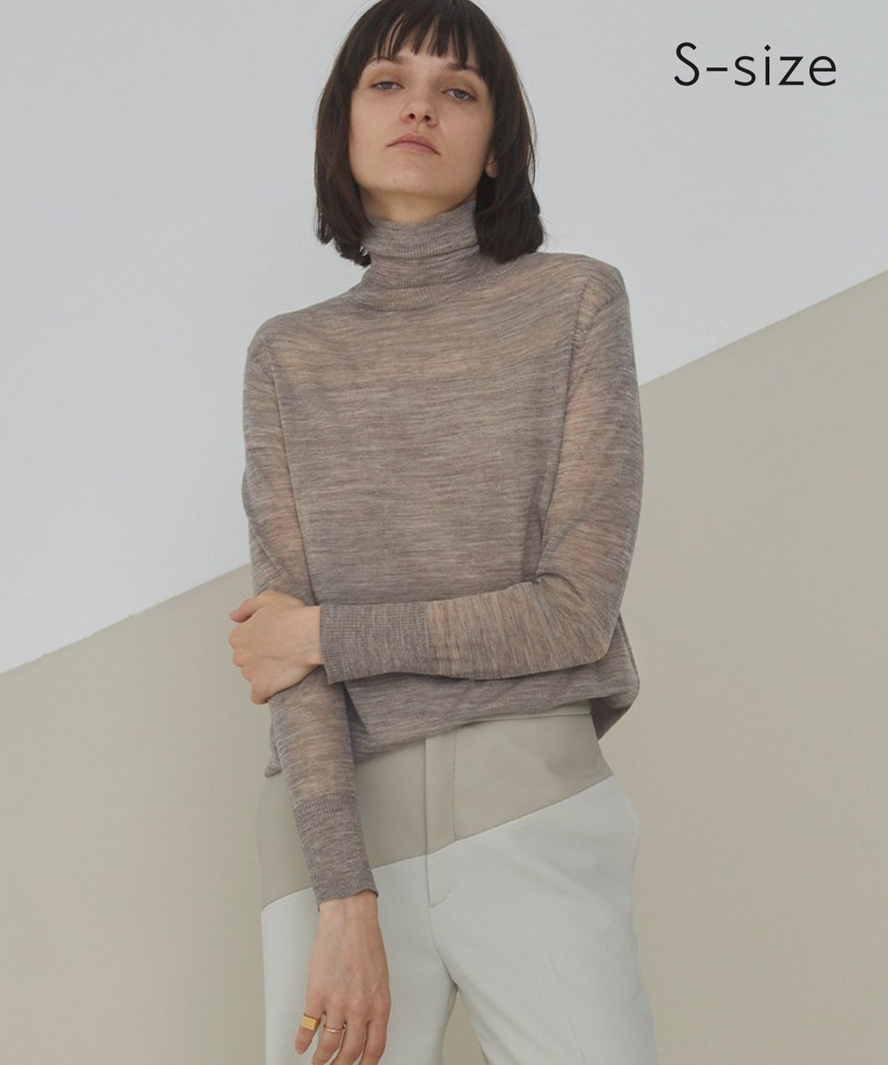 【オンワード】 BEIGE,>トップス 【S-size】ANGLES / ハイネックニット Charcoal 32 レディース 【送料無料】