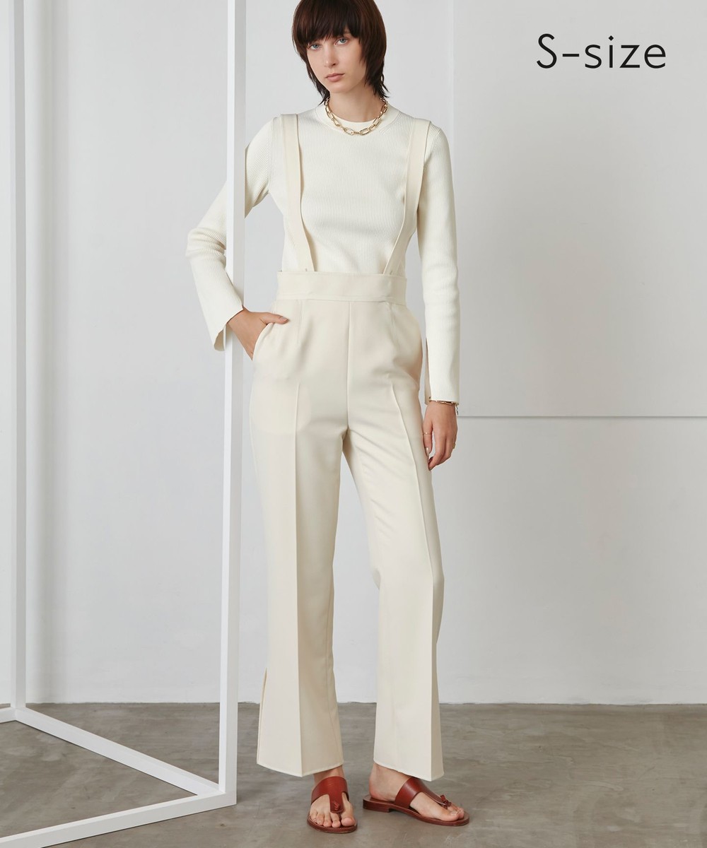 【オンワード】 BEIGE,>パンツ 【S-size】CAME / サロペットパンツ Ecru 32 レディース 【送料無料】