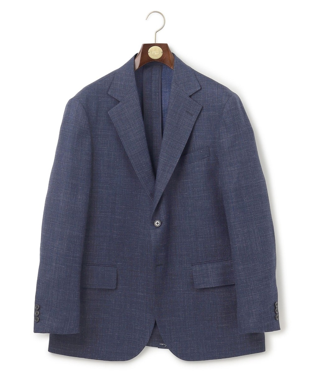 【オンワード】 J.PRESS MEN>ジャケット/アウター 【KING SIZE】【NEW STAGE】フレーキーシルクリネン ジャケット ネイビー 2L メンズ 【オンワード】 J.PRESS MEN>ジャケット/アウター 【KING SIZE】【NEW STAGE】フレーキーシルクリネン ジャケット ネイビー 2L メンズ