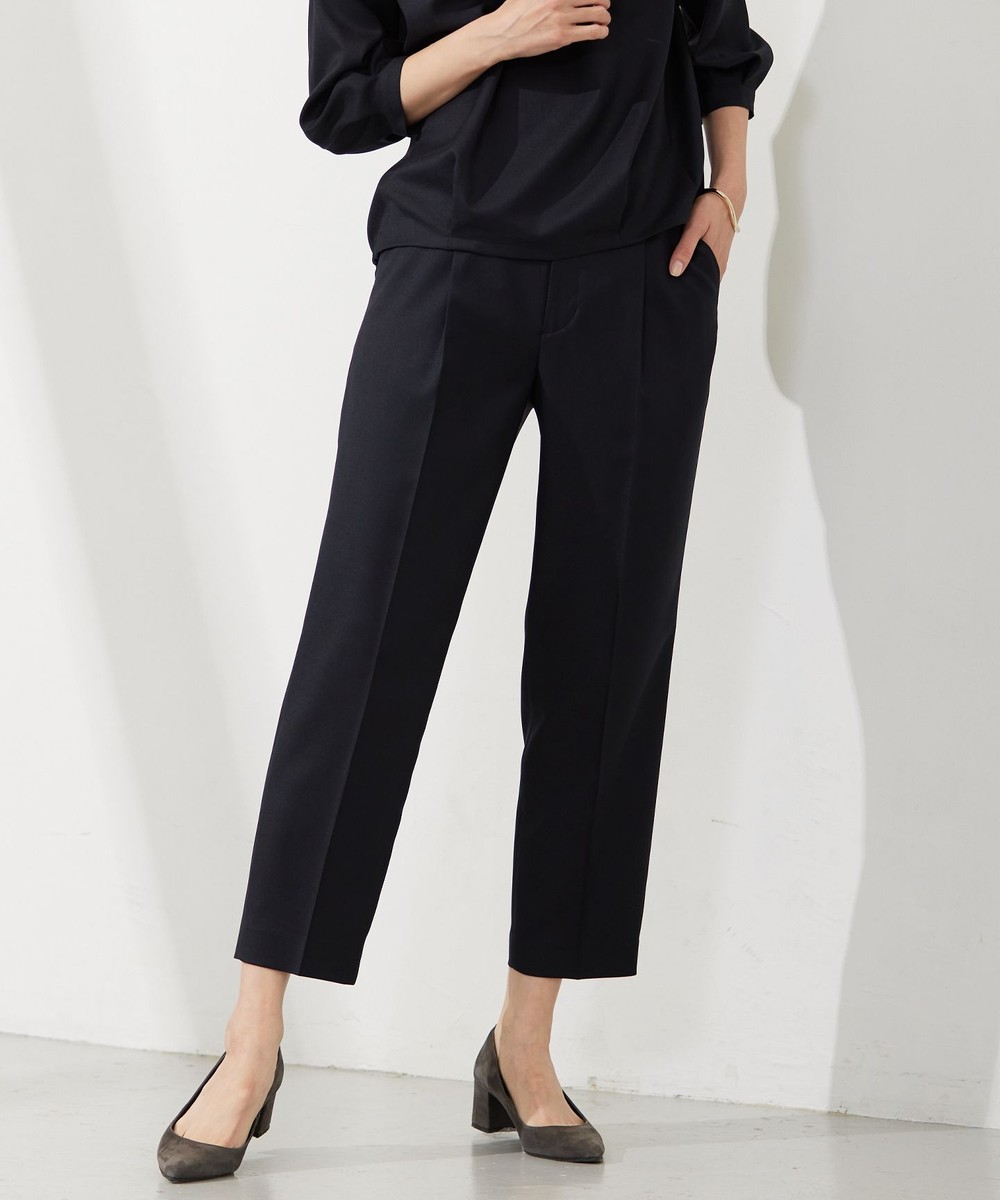 【オンワード】 J.PRESS LADIES>パンツ 【セットアップ対応・洗える・UVケア・速乾】 OXIJEWELストレッチ テーパード パンツ ネイビー 7 レディース 【オンワード】 J.PRESS LADIES>パンツ 【セットアップ対応・洗える・UVケア・速乾】 OXIJEWELストレッチ テーパード パンツ ネイビー 7 レディース