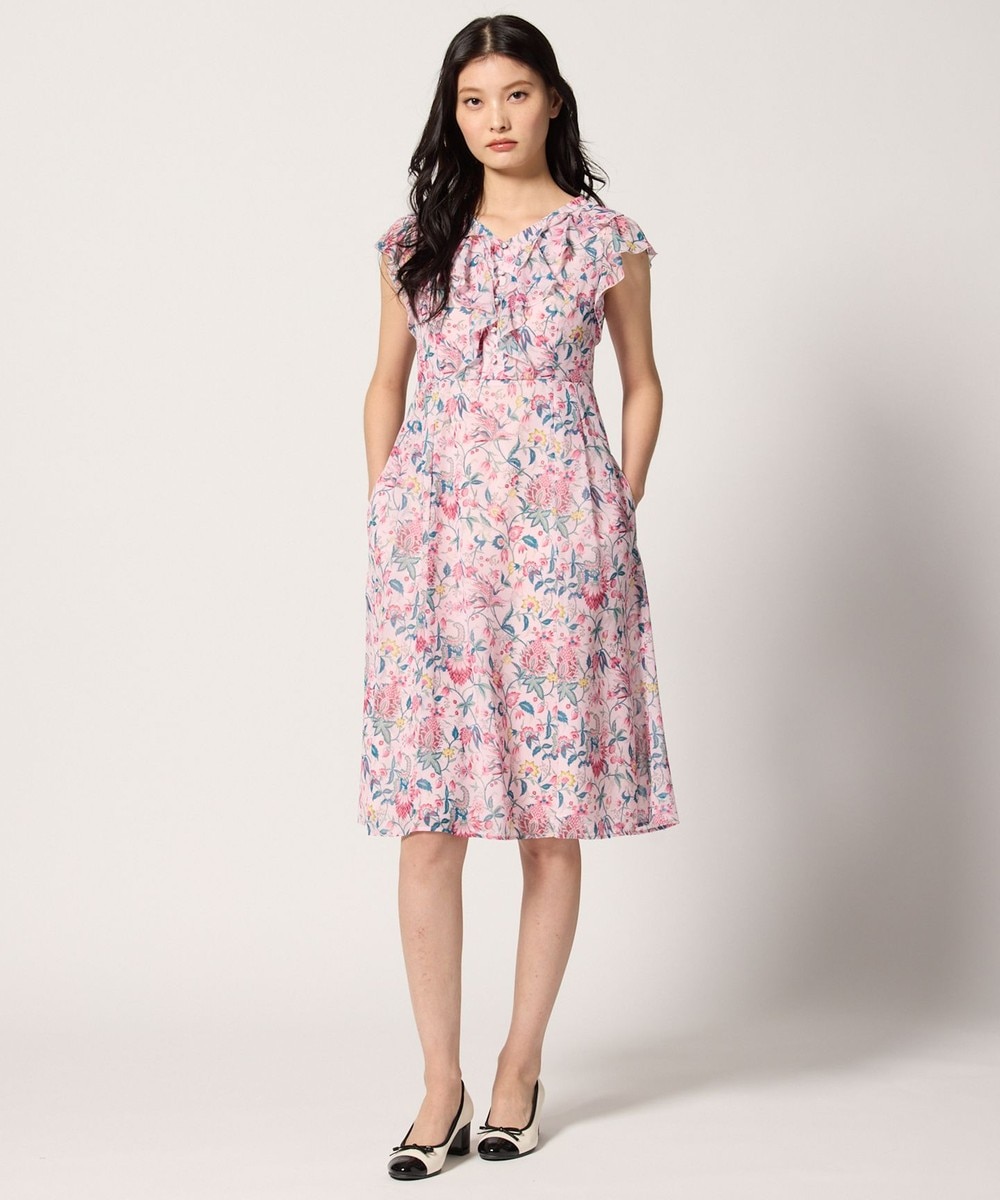 【オンワード】 TOCCA>ワンピース 【洗える・消臭】CHARM FIELD ドレス ピンク 2 レディース 【オンワード】 TOCCA>ワンピース 【洗える・消臭】CHARM FIELD ドレス ピンク 2 レディース