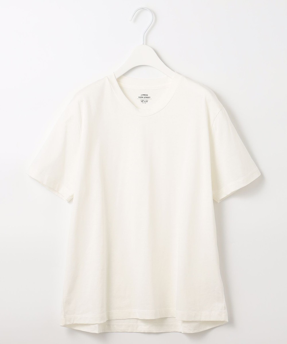 【オンワード】 J.PRESS YORK STREET>トップス 【WOMEN】【洗える】デラベコットンリネン Tシャツ ネイビー F レディース 【送料無料】