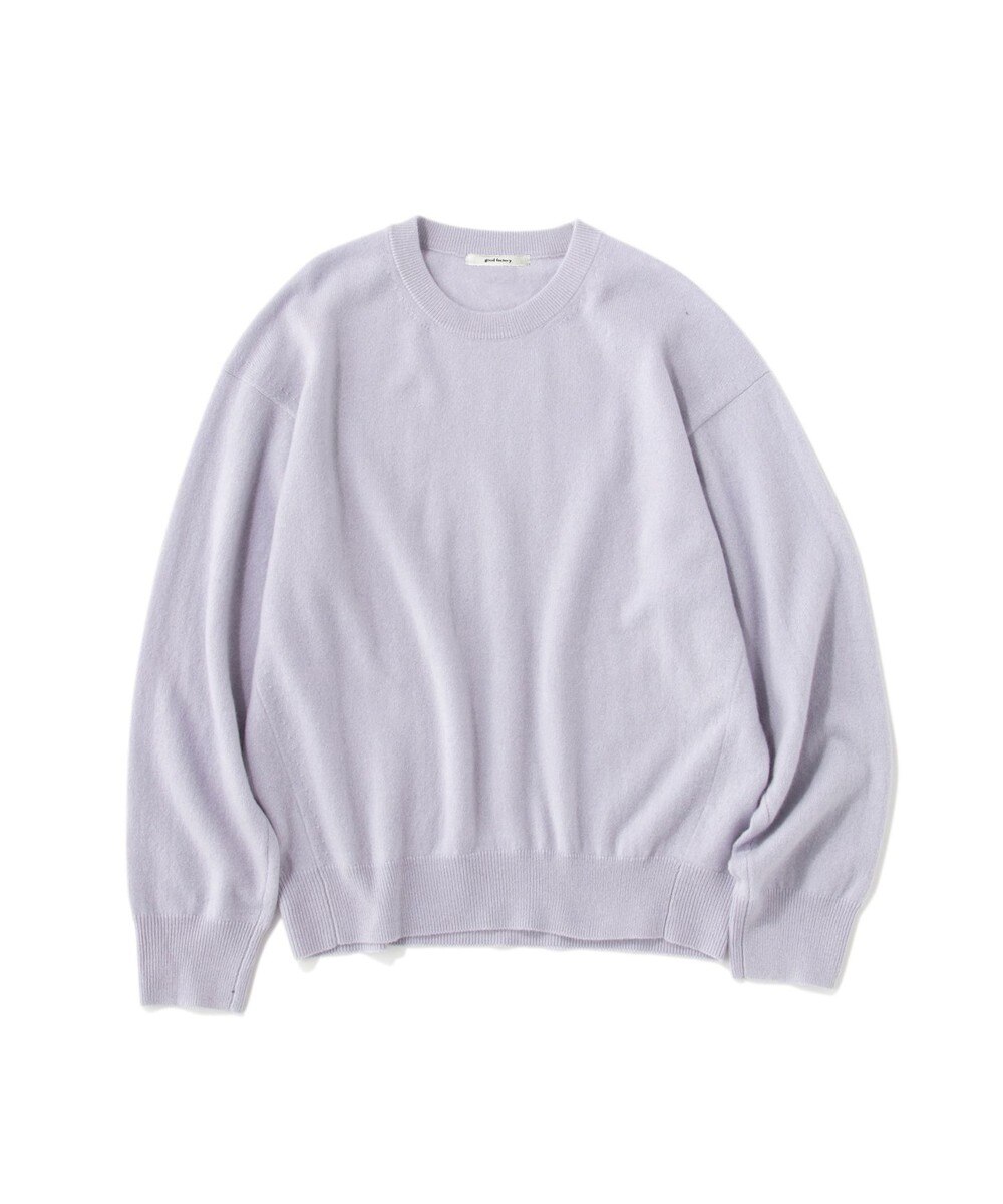 【オンワード】 ONWARD Design Diversity>トップス 【WOMENS・カシミヤ100%・洗える】リラックスフィット・クルーネックニット ライムグリーン M レディース 【送料無料】