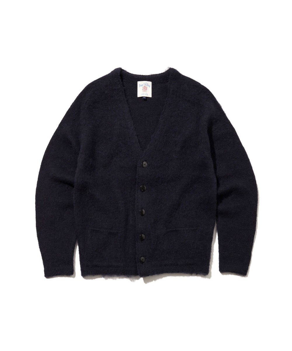 【オンワード】 J.PRESS MEN>トップス 【J.PRESS ORIGINALS】Shaggy Dog Sweater Cardigan / Japan Made ネイビー XS メンズ