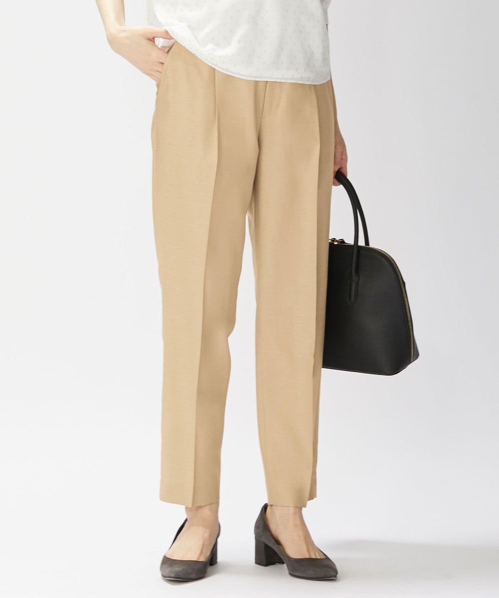 【オンワード】 J.PRESS LADIES>パンツ 【洗える・UVケア・速乾】OXIJEWELストレッチ テーパード パンツ キャメル 9 レディース 【オンワード】 J.PRESS LADIES>パンツ 【洗える・UVケア・速乾】OXIJEWELストレッチ テーパード パンツ キャメル 9 レディース