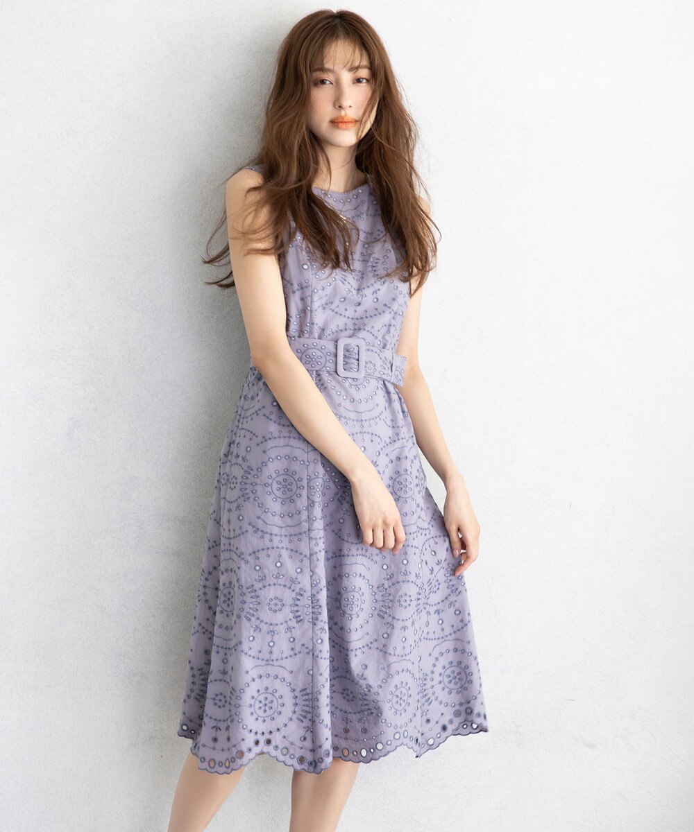 【オンワード】 TOCCA>ワンピース 【TOCCA LAVENDER】FOODTEXTILE Embroidery Dress ドレス ローズ 0 レディース 【送料無料】