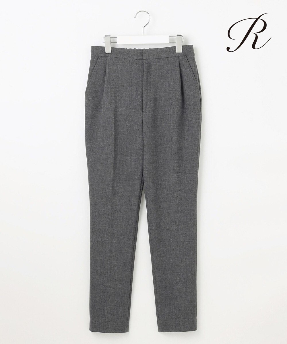 【オンワード】 23区 S（小さいサイズ）>パンツ 【R(アール)】ダブルクロス テーパードシルエット パンツ グレー 34 レディース