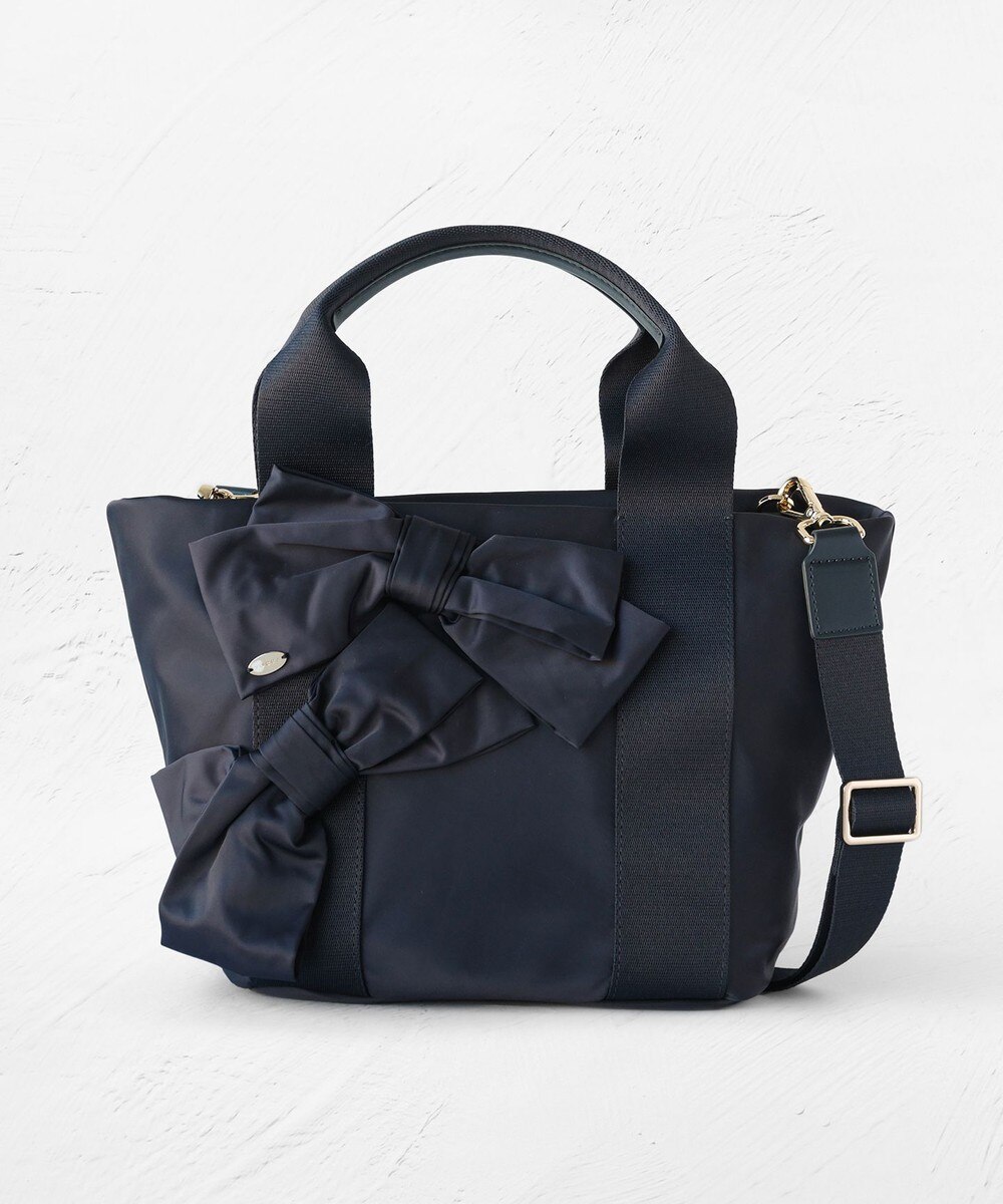 【オンワード】 TOCCA>バッグ 【大人百花掲載・撥水】T CADEAU TOTE トートバッグ [新色]ネイビー F レディース